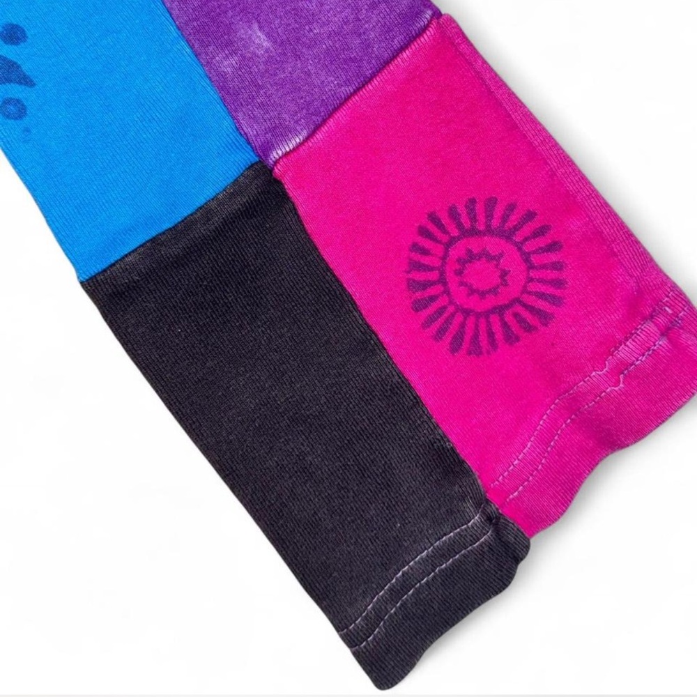 Size Large Colorful Patchwork Women's Sweater Wit… - image 3